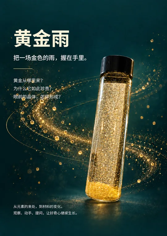 黄金雨课程海报